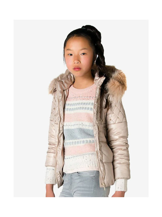 Mayoral Kids Casual Jacket with Hood BEZ