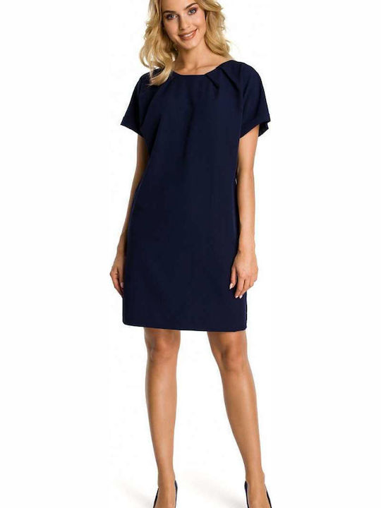 Sommer Mini Damenkleid Blau Marine