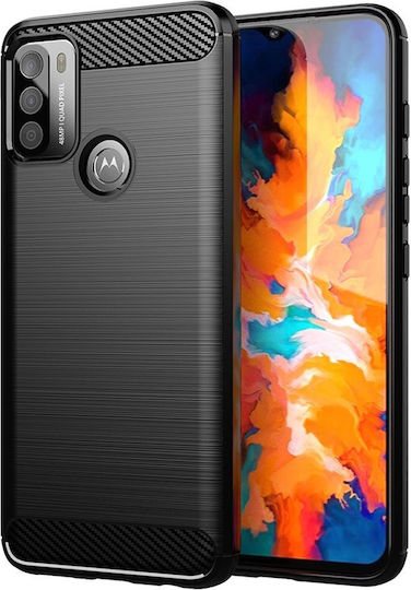 Motorola Back Cover Σιλικόνης Μαύρο (MOTOROLA G84)
