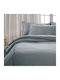 Charisma Set Huse Pentru Pilote 230x250cm Superdublu Cu 2 Fețe De Pernă Mint Albastru