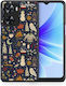 Smartfits Umschlag Rückseite Schwarz (Oppo A57 4G) A00_SM1-OP-A57S_CHRISTMASELEMENT