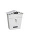 ERGOhome Country Outdoor Mailbox Metallic in White Color 29.5x10.5x35.5cm