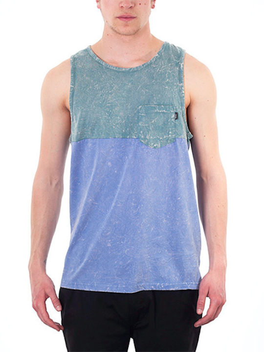 Vans Men's Sleeveless Blouse Blue/Green