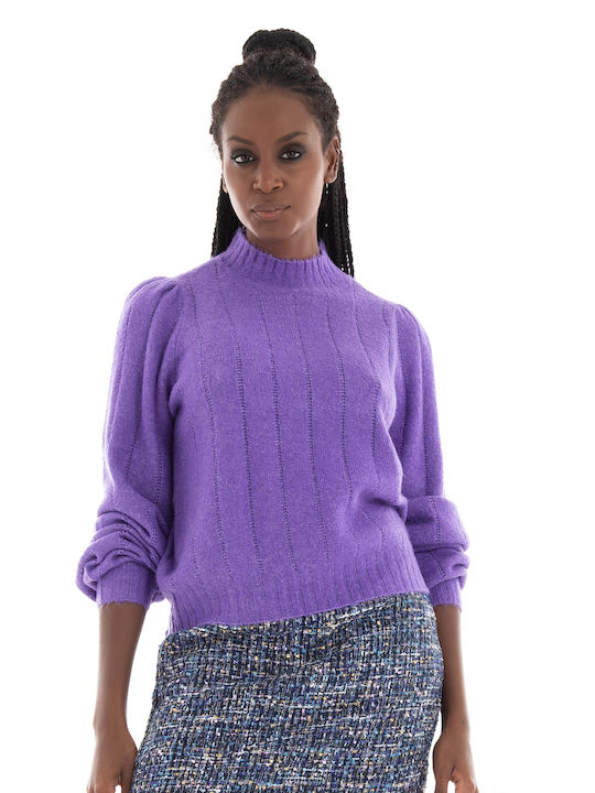 Vero Moda Women's Long Sleeve Sweater Violet - .