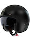 MT Le Mans 2 Sv S Black Matt Motorcycle Helmet Jet ECE 22.06 1100gr