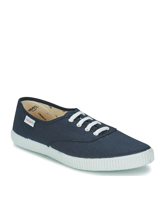 Inglesa Lona Damen Sneakers Blau