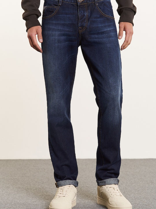 Herren Jeanshosen Regular Fit Blau MP-D-JNS-W23-005 Dunkelblaue Denim