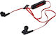 Lenovo Wireless Bluetooth Headset He01 In ear Слушалки с Кутийка за Зареждане Червен