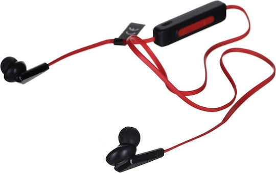 Lenovo Wireless Bluetooth Headset He01 In ear Слушалки с Кутийка за Зареждане Червен