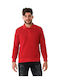 Bellissimo Men's Long Sleeve Sweater Red