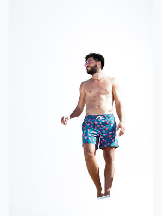 Solano Swimwear Men's Swimwear Bermuda Petrol Blue