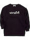 Kinder-Sweatshirt Black