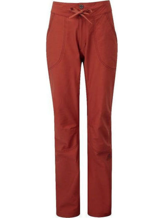 Mountain Equipment Viper Henna Γυναικείο Μακρύ Παντελόνι Αναρρίχησης Κόκκινο