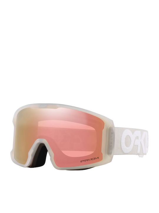 Oakley Line Miner Ски & Сноуборд Маска Детска Сив с Леща в Цвят Сив