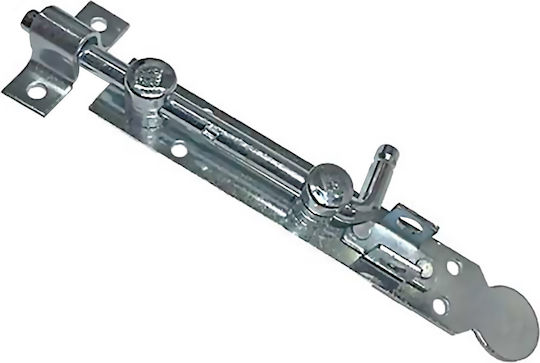 Türgriff & Haken für Vorhängeschloss aus Stahl / Eisen 200mm Silber