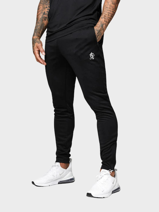 Gym King Men's Sweatpants with Rubber BLACK