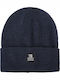 Beanie Unisex Σκούφος Πλεκτός σε Navy Μπλε χρώμα