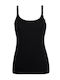 Penelope Women's T-Shirt with Spaghetti Strap Black