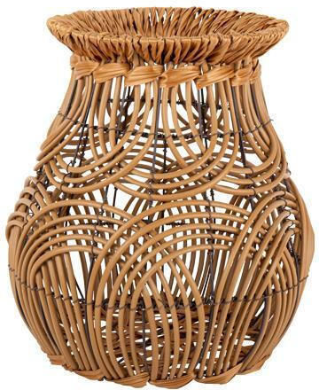 Beauty Home Декоративна кошница Слама с дръжки Brown 37x31бр