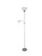 Platinet Floor Lamp with Socket for Bulb E27 Silver