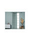 Easy Home Κουρτίνα με Τρουκς Noelani Γκρι 140x260εκ.