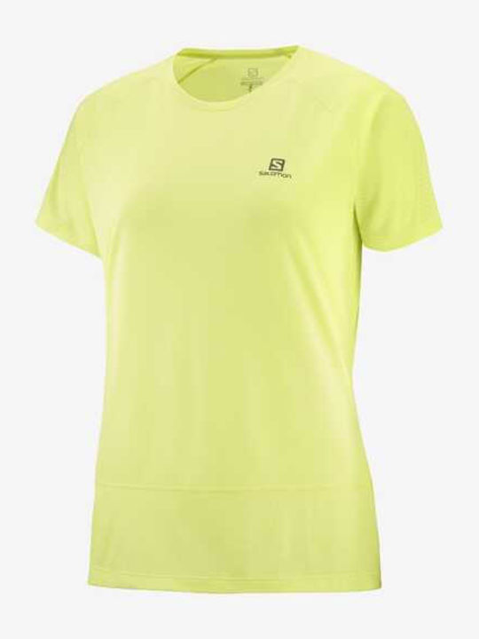 Salomon Cross Run Γυναικείο T-shirt Sunny Lime ...