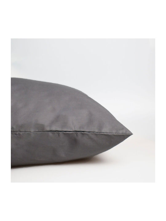 Ravelia Σεντόνι Υπέρδιπλο με Λάστιχο 160x200+30εκ. Dark Grey