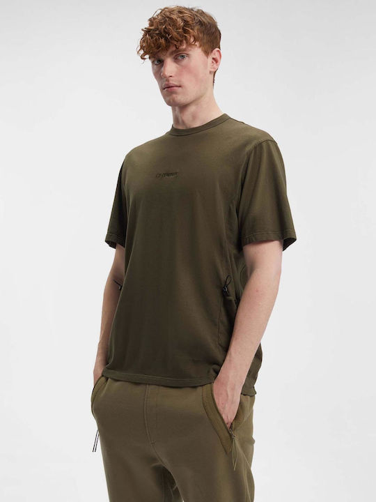 C.P Company Men's Short Sleeve T-shirt Green