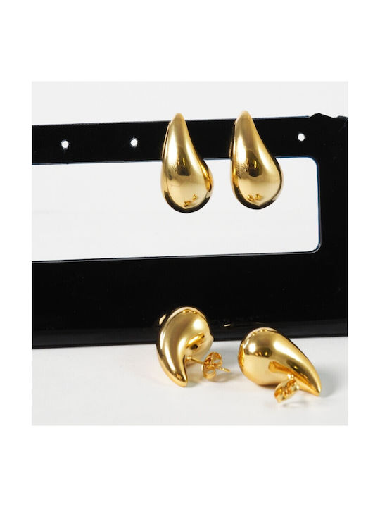 Earrings made of Steel Gold Plated