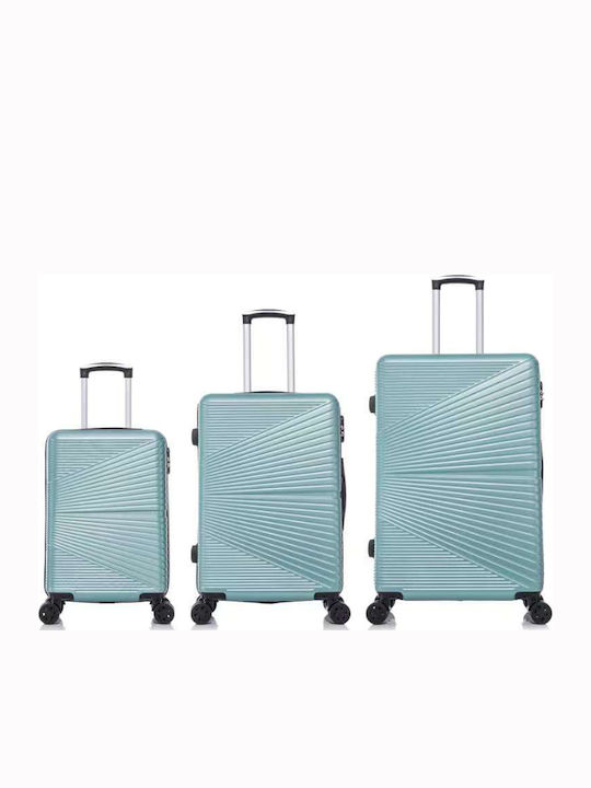 Playbags Βαλίτσες Ταξιδιού Σκληρές Βεραμάν με 4...
