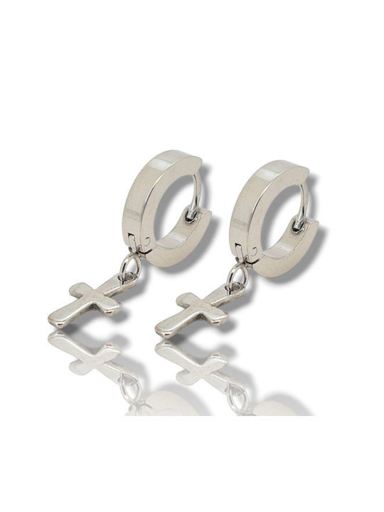 Mentzos Earrings made of Steel