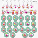 Accesorii pentru petreceri cu tema "Peppa Pig" Set de 38buc PINK65645