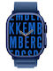 Bikkembergs BK13-11N Aluminiu Smartwatch (Albastru)