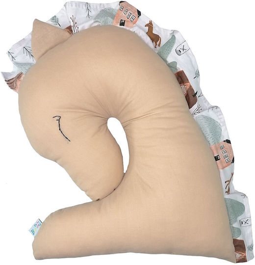 Bunny Bebe Handmade Pernă Decorativă pentru Pătuț Căluț Maro 30cm