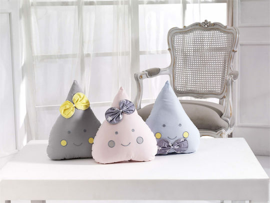 abo Crib Decorative Pillow Drop Gray 35x30cm