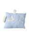 Mother Baby Crib Decorative Pillow Baby Dog Light Blue 37x27cm