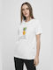 Damen T-Shirt Weiß