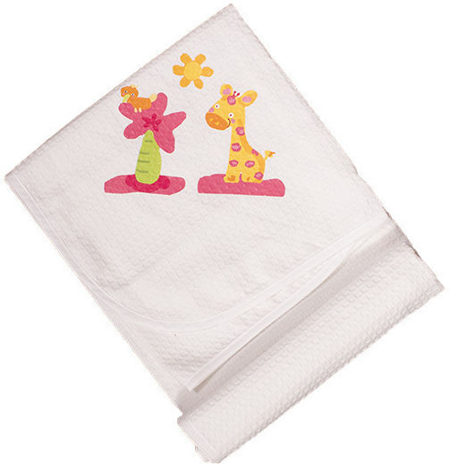 Mother Baby Blanket Nursery Swaddling Blankets Waffle White White 80x90cm