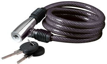 Kellys Bicycle Cable Lock with Key Black