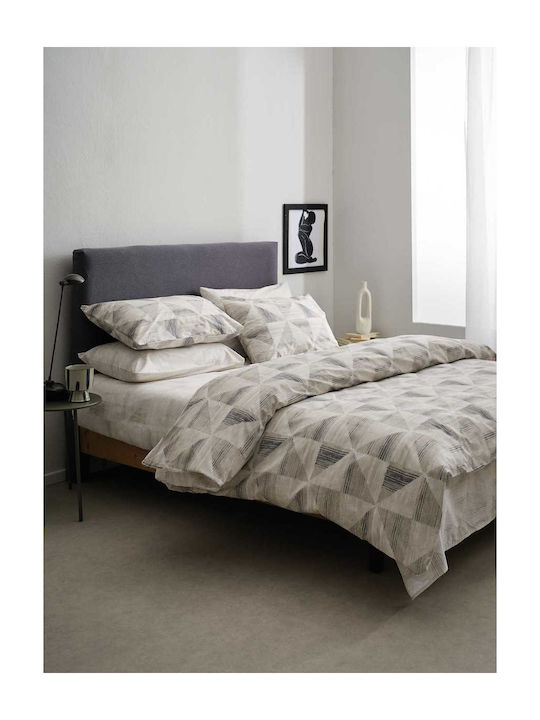 Vesta Home Σετ Παπλωματοθήκη Βαμβακερή Διπλή με 2 Μαξιλαροθήκες 200x240cm Vilma 1