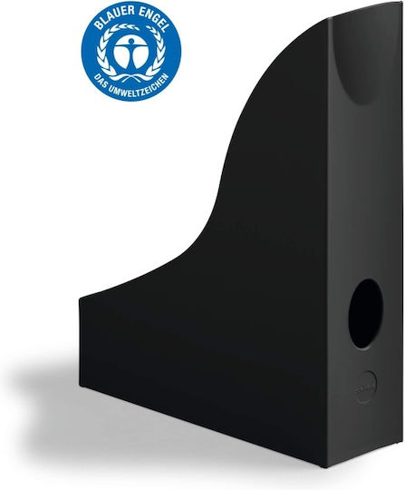 Durable Magazine File Organizer Plastic Black