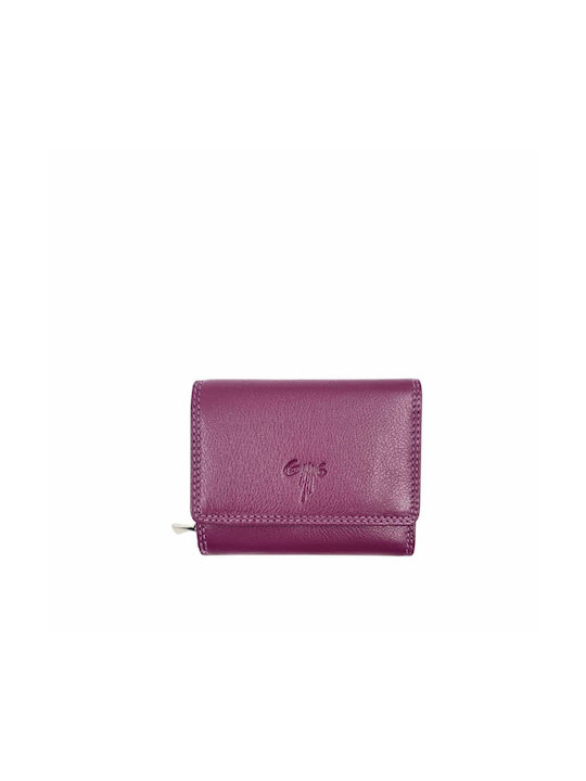 Borsa Nuova Small Leather Women's Wallet Coins Lilac