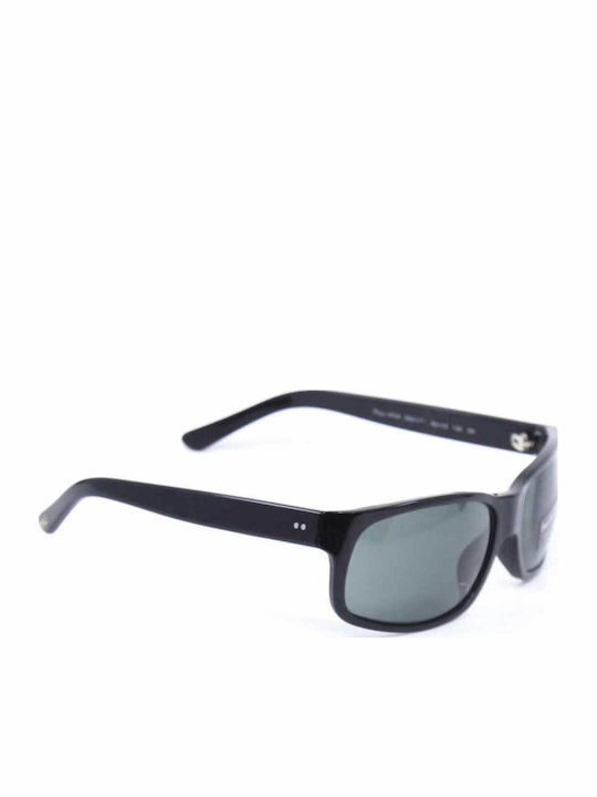Ralph Lauren Men's Sunglasses with Black Plastic Frame and Black Lens PH4035 500171