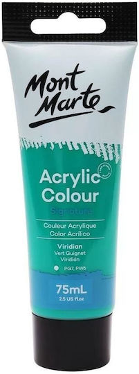 Art & Hobby Ακρυλικό Χρώμα Ζωγραφικής Viridian 25 75ml