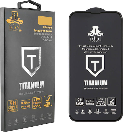 Idol 1991 9h 0.25mm Full Glue Full Face Tempered Glass Black (Redmi Note 12S) 8346613