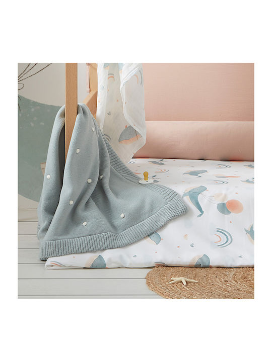 Bimbidreams Wickeltuch für Kinderzimmer Coralina 80x110cm