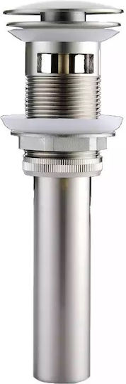 Naron Pop Up Brass Valve Sink with Overflow Bronze