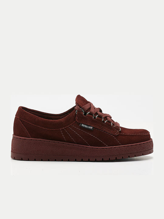 Mephisto Γυναικεία Ανατομικά Sneakers Cordovan