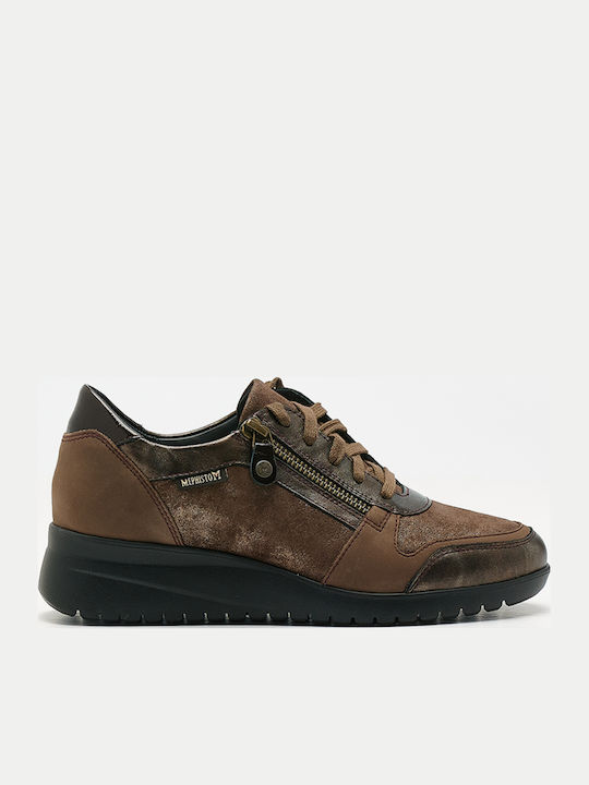 Mephisto Γυναικεία Ανατομικά Sneakers Walnut