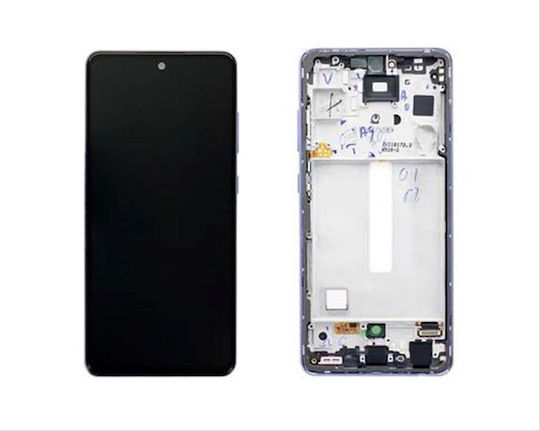 Samsung Οθόνη με Μηχανισμό Αφής για Galaxy A52s (Μωβ)